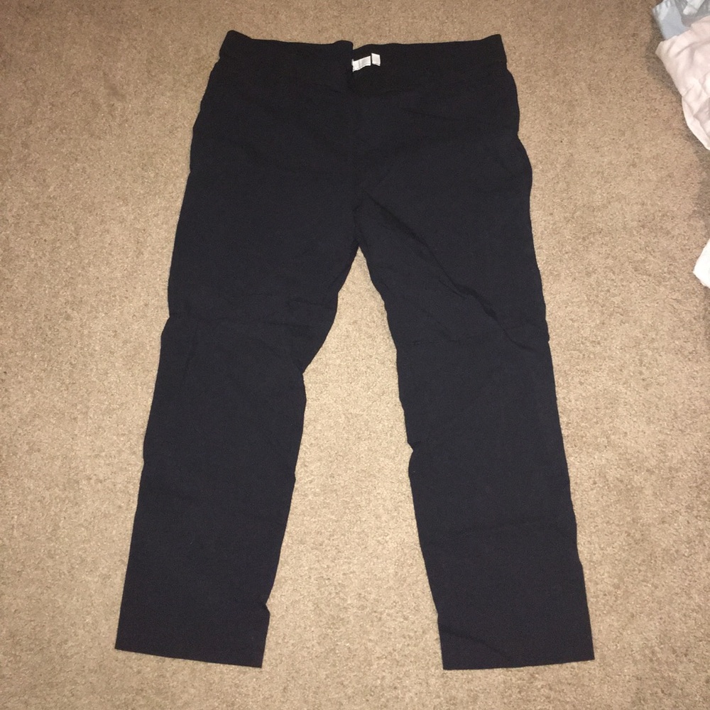 Studio works plus size black pull on dress pants